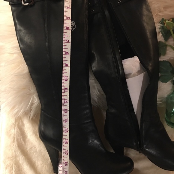 ARTUROCHIANG - Blk/tall leather boots, Sz 9 - Picture 8 of 9